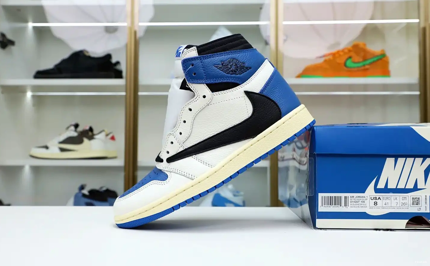 JORDAN FRAGMENT X X 1 HIGH AIR SCOTT DESIGN RETRO TRAVIS 0326